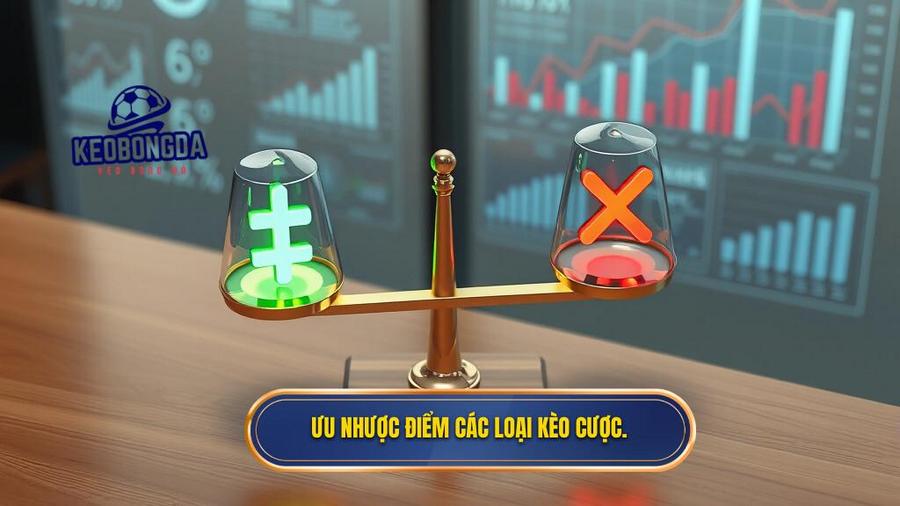 Ưu nhược điểm các loại kèo cược.