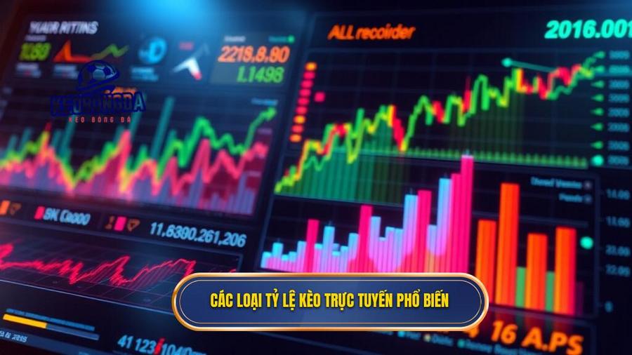 2. Các loại tỷ lệ kèo trực tuyến phổ biến