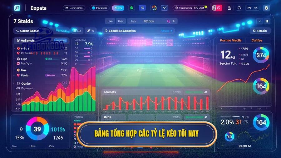 3. Bảng tổng hợp các tỷ lệ kèo tối nay