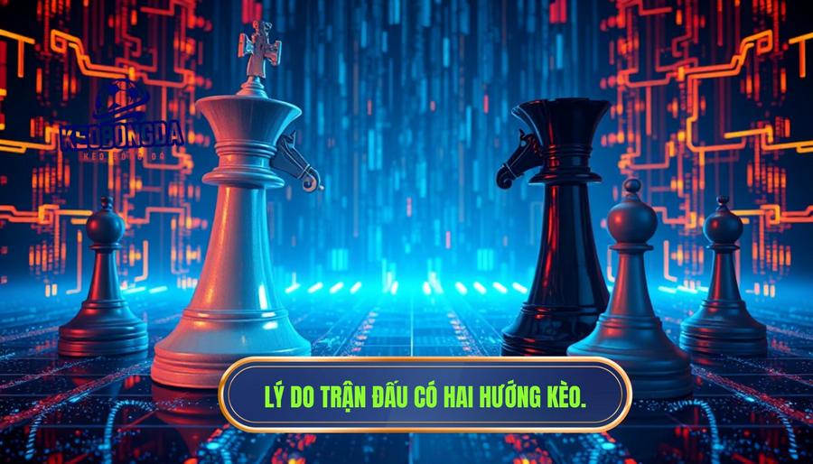 Tại sao lại xuất hiện tình trạng một trận đấu có hai hướng kèo đối nghịch?