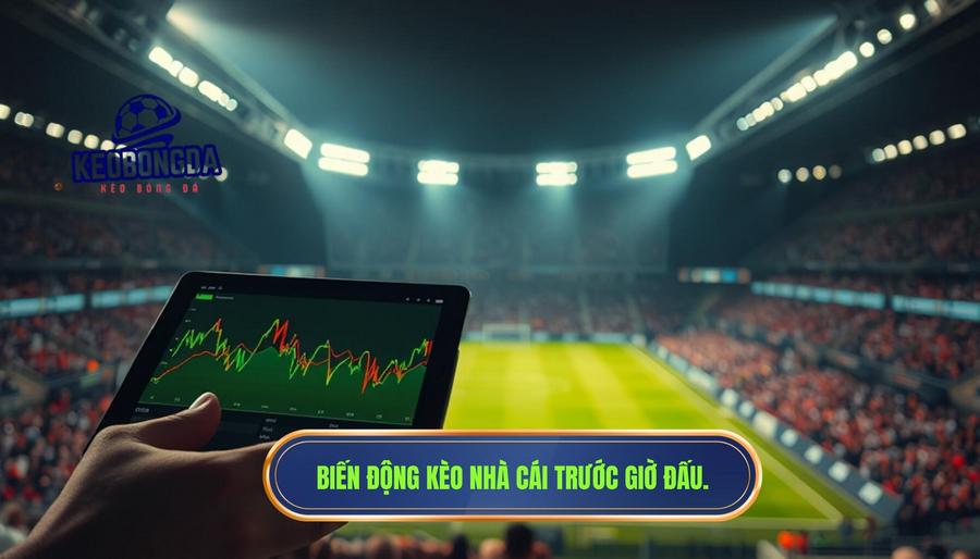 Trước giờ bóng lăn 30 phút: Kèo thay đổi nói lên điều gì về động thái của nhà cái?